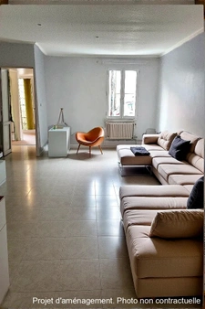 Mancelle 2 chambres et 1 bureau