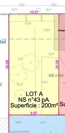 Nantes. La Perverie, terrain à construire 