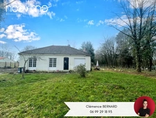 Maison plain pied 3chambres avec grand jardin - TREJET