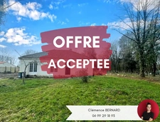 Maison plain pied 3chambres avec grand jardin - TREJET