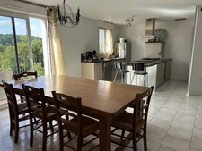 Maison de plain pied avec vue imprenable 