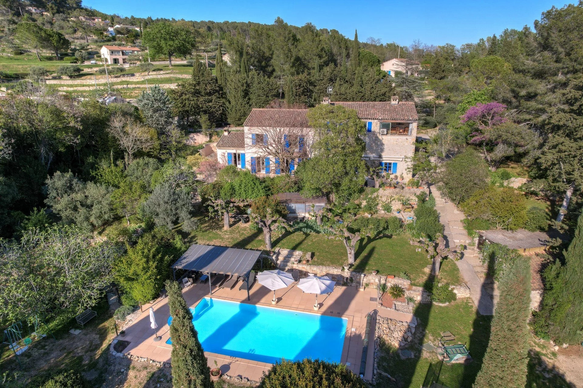 Bastide provençale et son parc à Draguignan