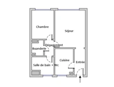 Appartement 2P - 44m² 2