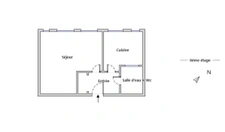 Appartement Paris 1 pièce(s) 29 m2 11
