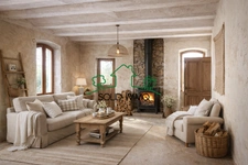 Charmant Mas Mitoyen du 18ème Siècle à Saint-Étienne-de-Font