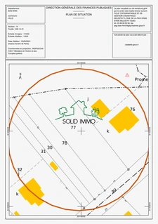 Beau terrain de 1561 m2