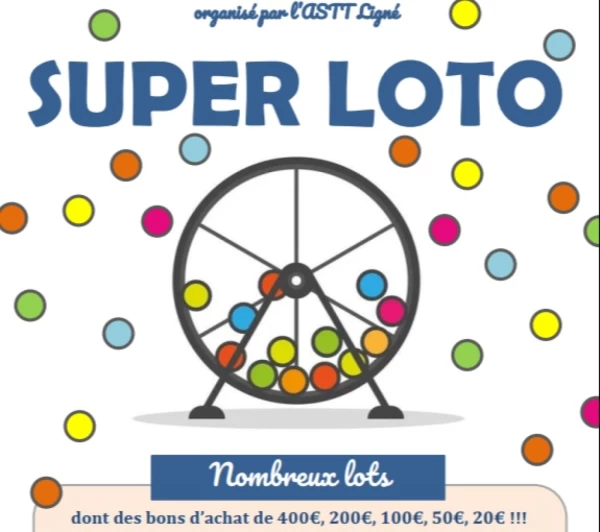 L'ASSOCIATION SPORTIVE DE TENNIS DE TABLE (ASTT) ORGANISE SON LOTO 2023 : LIGNÉ