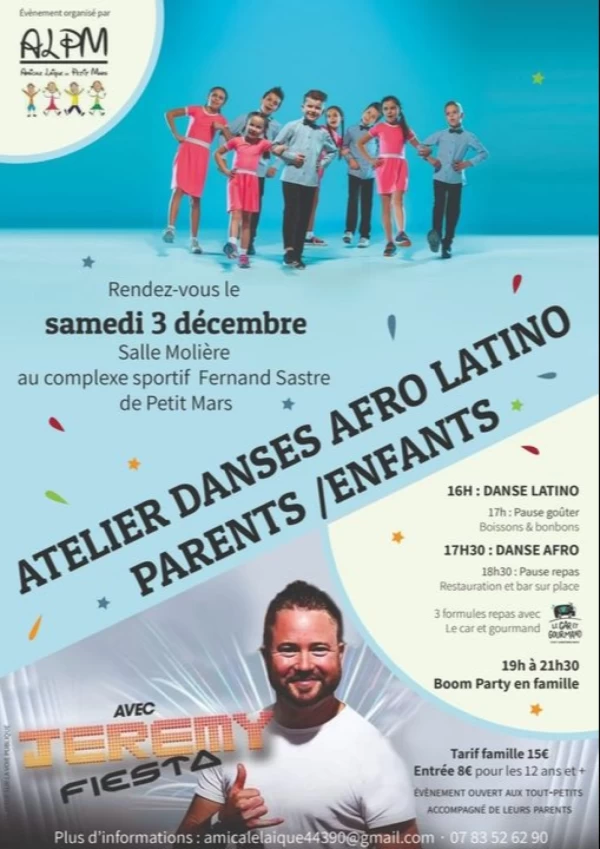 ATELIER DANSES AFRO LATINO PARENTS / ENFANTS : PETIT-MARS