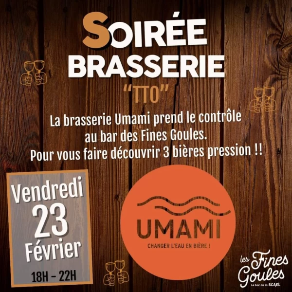 LIGNÉ : SOIRÉE BRASSERIE AU BAR DES FINES GOULES VENDREDI 23 FÉVRIER 2024