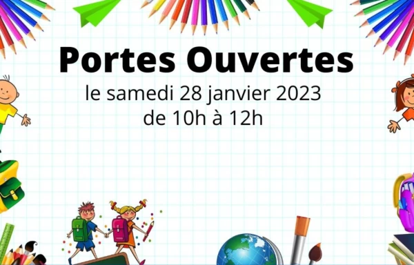PORTES OUVERTES ÉCOLE NOTRE-DAME LE 28 JANVIER 2023 : LIGNÉ