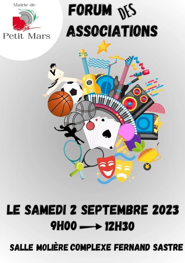PETIT-MARS : FORUM DES ASSOCIATIONS 2 SEPTEMBRE 2023