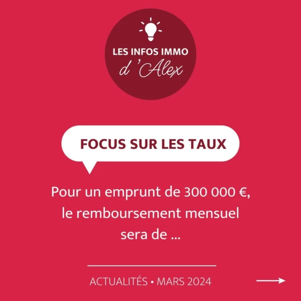 INFOS IMMO : FOCUS SUR LES TAUX EN MARS 2024