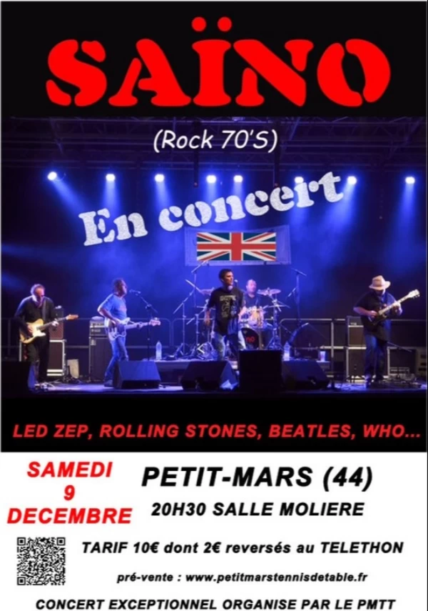 PETIT-MARS : CONCERT ORGANISÉ PAR L'ASSOCIATION "PETIT-MARS TENNIS DE TABLE" PMTT