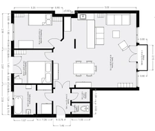 Appaertement 3/4 pièces sans vis à vis 9