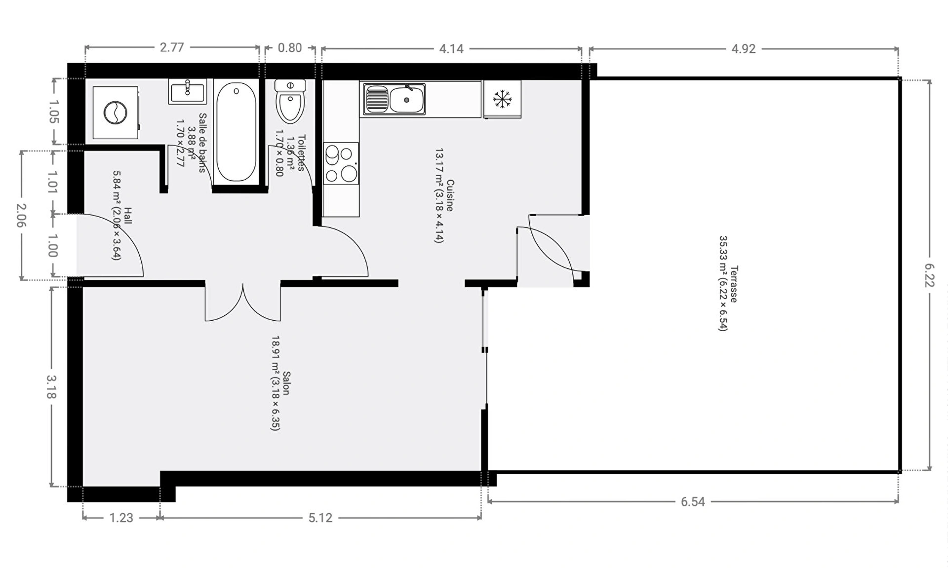 PARIS 18 - RUE DES COTTAGES 7