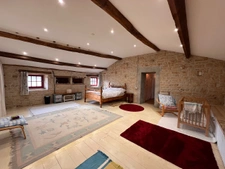 3 bedroom detached stone farmhouse with garage and barns