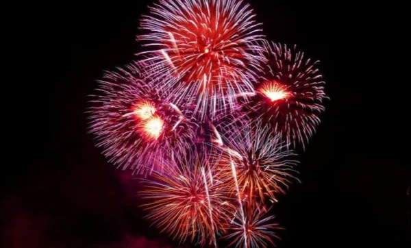 Feu d'artifice à Roscoff le 13 juillet
