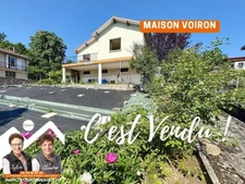 Maison avec vue Chartreuse et terrain, Voiron centre à pied,...