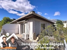 Rare, appartement au 2ème et dernier étage, 50 m² de terrass...