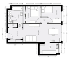 PARIS 19 - BELLEVILLE - AMERIQUE - 64 m² 15