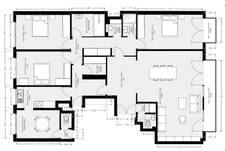 Vue panoramique exceptionnelle sur Paris et les Buttes-Chaumont - 6 pièces traversant -142 m² et balcons 16