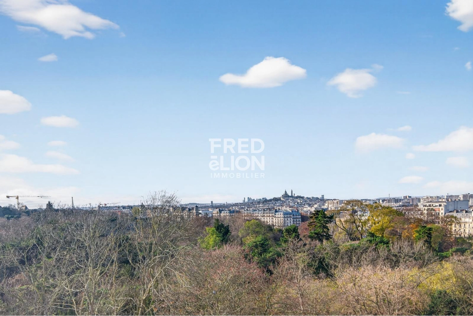 Vue panoramique exceptionnelle sur Paris et les Buttes-Chaumont - 6 pièces traversant -142 m² et balcons 2