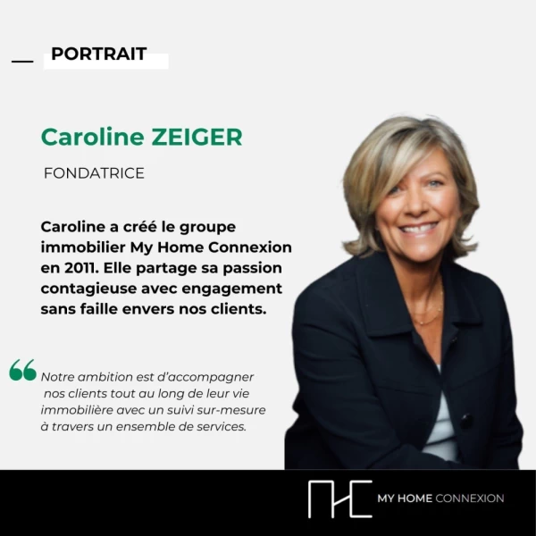 Portrait - Caroline Zeiger - Fondatrice de My Home Connexion