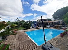 GRAU D'AGDE  MAISON INDIVIDUELLE 3 PIECES 115 m2 TERRAIN 784 M² AVEC PISCINE ET 2  BUNGALOWS COTTAGES