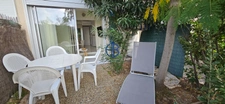 CAP D'AGDE RICHELIEU APPARTEMENT RENOVE RDJ T2 LOGGIA DOUBLES TERRASSES PARKING