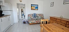 CAP D'AGDE RICHELIEU APPARTEMENT RDJ 2 PIECES AVEC LOGGIA TERRASSE ET PARKING