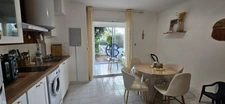 CAP D'AGDE RICHELIEU APPARTEMENT RENOVE RDJ T2 LOGGIA DOUBLES TERRASSES PARKING