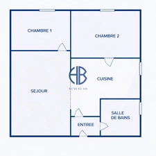 Appartement La Tour Du Pin 2 pièce(s) 49.75 m2