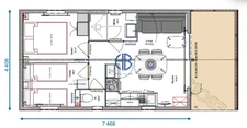 Chalet Neuf  3 pièces de 28.72m2 avec parking