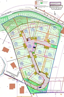 Terrain constructible 705m2, joli cadre