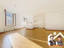 Centre-ville, appartement lumineux avec 2 chambres et cave,...