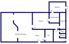 Auberge restaurant en pierre avec cuisine professionnelle, p...