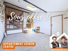Dernier étage à Voiron centre, T2 de 52 m² exposé Sud, à rén...