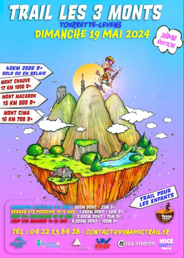 Dynamic'Trail Tourrette-Levens TRAIL DES 3 MONTS