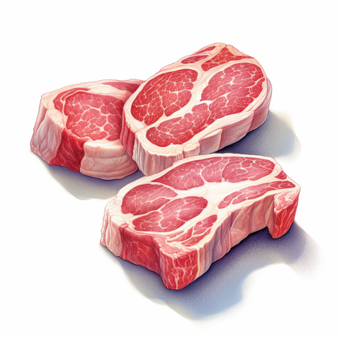 Colis de porc noir gascon élevé en plein air (6 kg) - 6kg