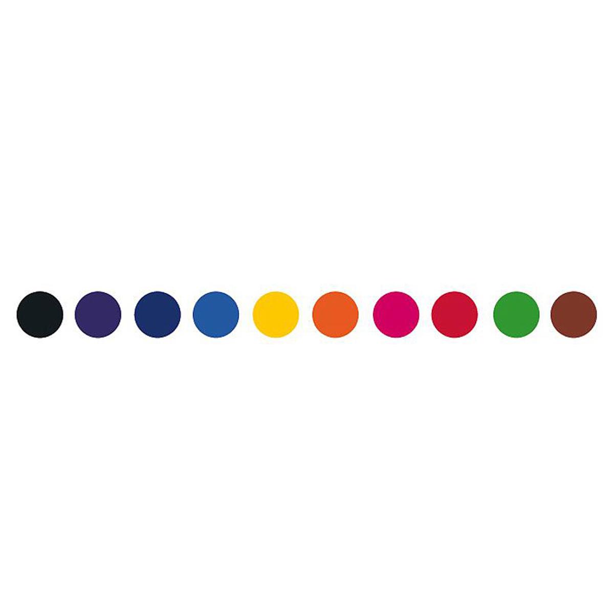 10 rotuladores pinceles +6Y LOS COLORES Djeco classic