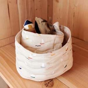 2 paniers 17x16cm/20x27x17cm KIKI Dear April Pond Boats