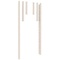 2 sets de pieds d'angle pour lits twin-over-full 90/140x200cm DESTYLE de Breuyn blanchi