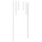 2 sets de pieds d'angle pour lits twin-over-full 90/140x200cm DESTYLE de Breuyn laqué blanc
