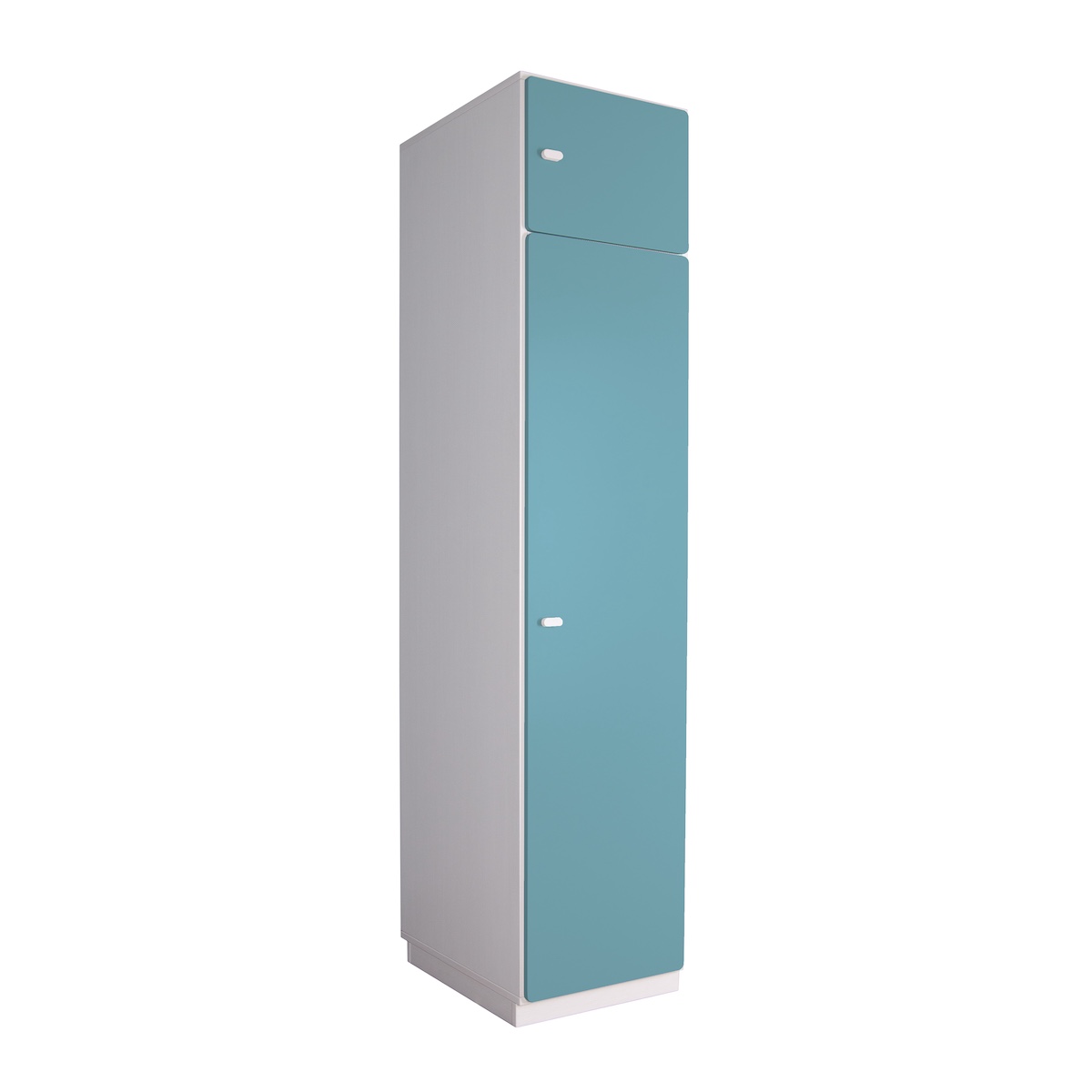 2-türiger Kleiderschrank 47,4x218cm DESTYLE de Breuyn weiß blau
