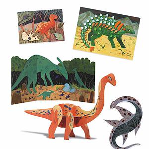 Actividades creativas EL MUNDO DE LOS DINOSAURIOS Djeco