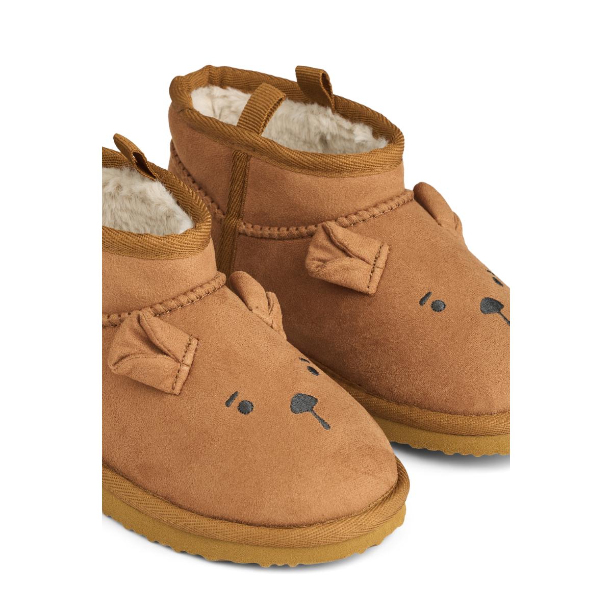 Alban Bear Shoes 23 Liewood Golden caramel