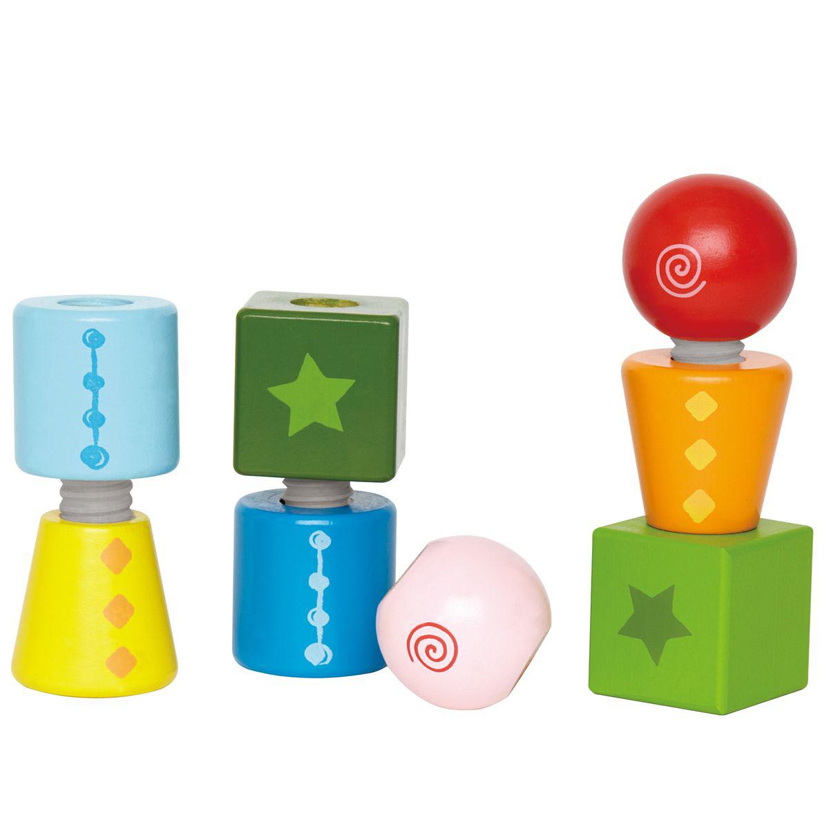 Apilar-enroscar formas CHOO CHOO TRACKS Hape