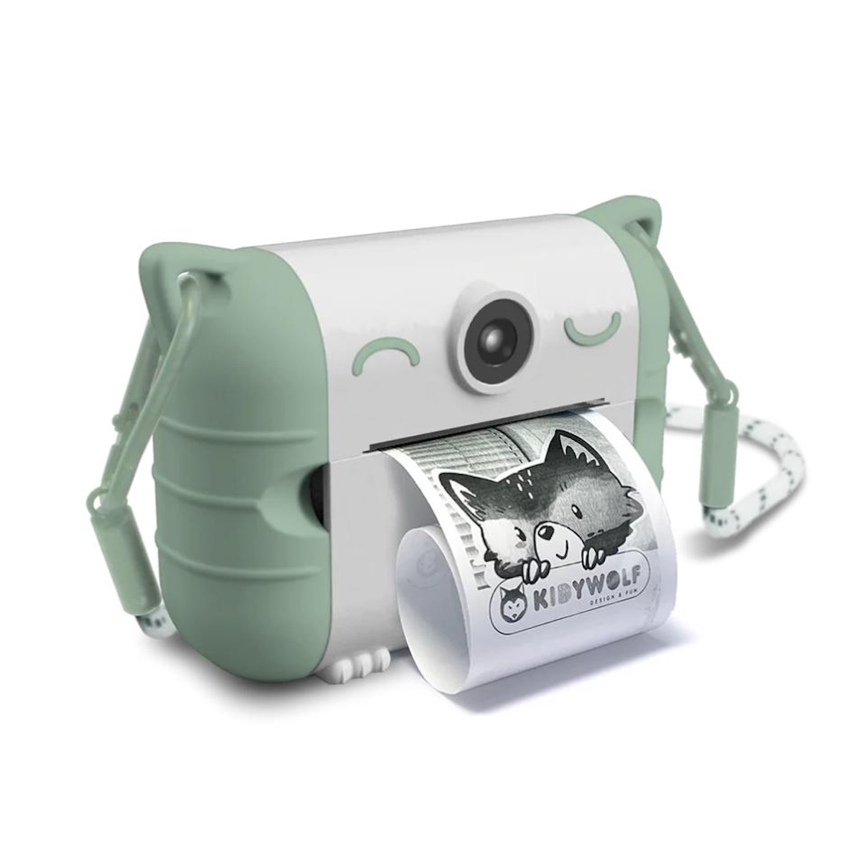 Appareil photo à impression thermique KIDYPRINT Kidywolf Green