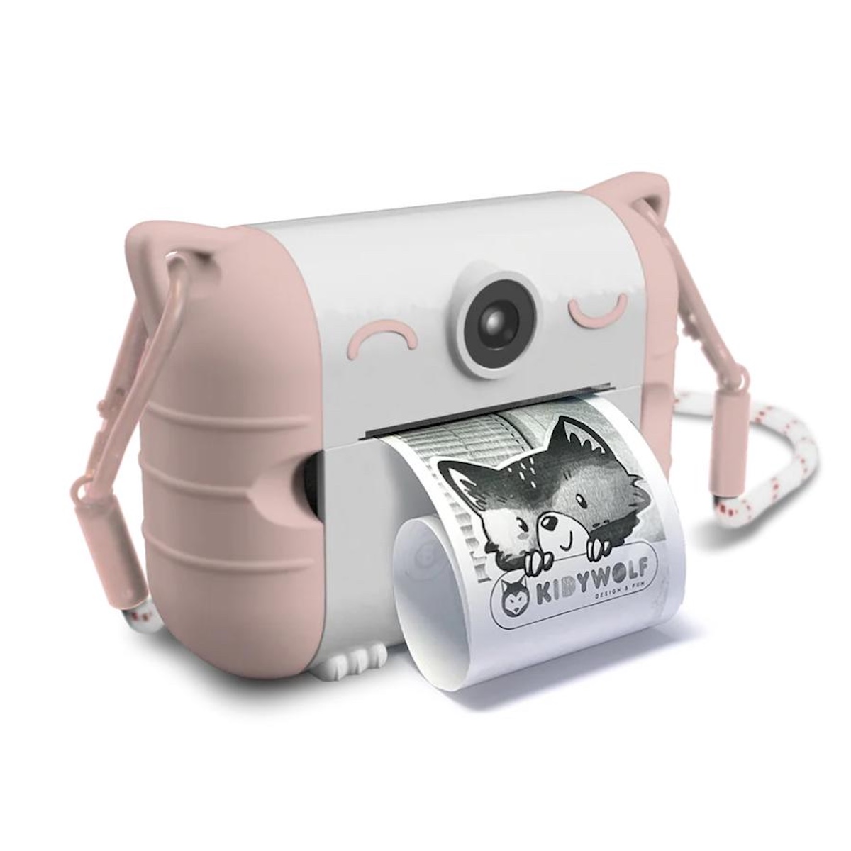 Appareil photo à impression thermique KIDYPRINT Kidywolf Peach