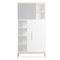 Armario 173 cm 2 puertas NADO Curve acabado fresno manhattan grey-white